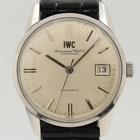 デッドストック級 稼働 良品 IWC シャフハウゼン 2043461 AT/自動巻 シルバー文字盤 デイト メンズ腕時計 11424 ABC TCY0600600 4NBT