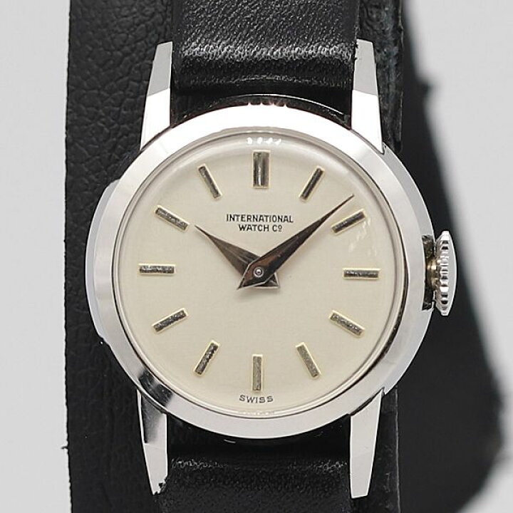 楽天市場】デッドストック級 稼働 新品同様 手巻き IWC シルバー文字盤 