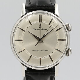 デッドストック級 稼働 良品 シチズン アラーム 1507062 ラウンド 銀文字盤 手巻 ヴィンテージ メンズ腕時計 NSY14043ABC 2000000 NSK