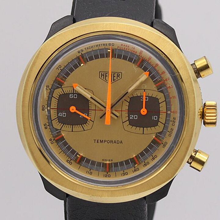 HEUER ホイヤー テンポラーダ 733809 1970年代 手巻 バルジュー 