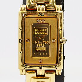 美品 稼働 エルジン インゴットウォッチ FINE GOLD 999.9 FK-929-C QZ ゴールド文字盤 レディース腕時計 2000000 4JWY KMT ABC22713