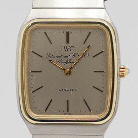 デッドストック級 稼働 美品 QZ IWC シャフハウゼン シルバー文字盤 メンズ腕時計 KOR 1843ABC0022400