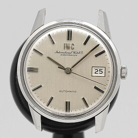 デッドストック級 稼働 良品 AT IWC シャフハウゼン トップのみ デイト シルバー文字盤 メンズ腕時計 KOR 1847ABC0071990