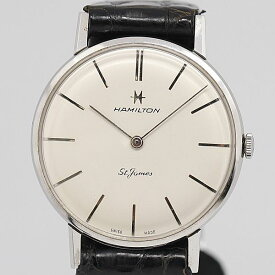 デッドストック級 稼働 良品 ハミルトン セントジェームス 手巻き シルバー文字盤 54002-3 メンズ腕時計 KOR ABC4916 0848100