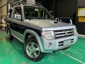 パジェロミニ エクシード（三菱）【中古】 中古車 軽自動車 ブルー 青色 4WD ガソリン