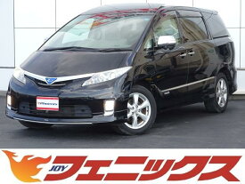 エスティマ　ハイブリッド X（トヨタ）【中古】 中古車 ミニバン/ワンボックス ブラック 黒色 4WD ハイブリッド