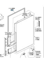 楽天市場】東芝冷蔵庫 gr-d43g パッキンの通販