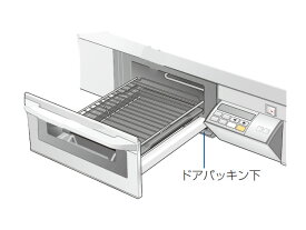 【メール便対応可能】Panasonic　パナソニックIHクッキングヒーター用　ロースターパッキン下部品コード：AZK48-414【宅コ】【定】