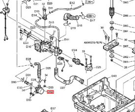 Panasonic　パナソニック洗濯機用　ジェットシャワー用ポンプ部品コード：AXW8C-7EP0