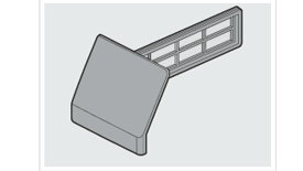 AQUA　アクア洗濯機用　乾燥フィルター　部品番号：0020816252