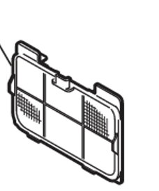 Panasonic　パナソニック　洗濯機用　乾燥フィルター（奥）部品コード：AXW2208A0XL0