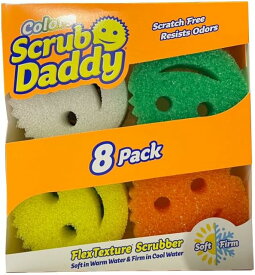 送料無料 スクラブダディ カラー 8パック Scrub Daddy
