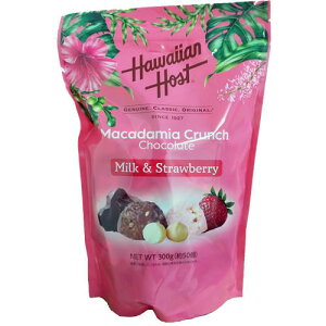ハワイアンホースト マカダミア クランチ チョコ ミルクチョコ&ストロベリー 300g 50個 お菓子 おやつ スイーツ コストコ チョコレート