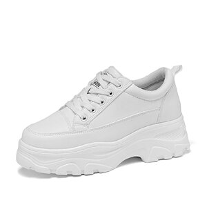 【衝撃セール62%OFF★8,500円⇒3,580円!】スニーカー 厚底 靴 レディース 韓国 白 軽量 厚底スニーカー 7cm おしゃれ 黒 疲れない 歩きやすい ウォーキングシューズ 美脚 防水 シューズ かわいい