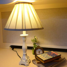 テーブルランプ ミニランプ 小型 白 ホワイト スタンドライト アンティーク ランプ ライト ベッドサイド ベッドランプ テーブルライト クラシック テイスト アンティーク アンティーク調 LED インテリア 照明 おしゃれ かわいい ミニテーブルランプ ME74429