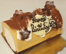 ティラミスロールデコレーションケーキ 送料別 バースデーケーキ あす楽 誕生日ケーキ お祝い アニバーサリー バースデーチョコケーキ ギフト プレゼント 小さいケーキ 2〜3名用 コンパクト