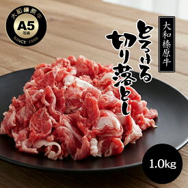 メガ盛り 1キロ A5 切り落とし 大和榛原牛 大容量 1.0kg（500g×2パック） 送料無料 楽天ランキング第1位 牛肉 黒毛和牛 肉 冷凍便