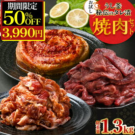 ＼期間限定50％OFF！／【 お試し秘伝のタレ漬け焼肉セット 】 牛タン 牛カルビ 豚カルビ タレ 焼肉 牛 焼肉用 焼肉セット 焼肉セット 冷凍 お取り寄せ 1kg ギフト お歳暮 送料無料 牛タン メガ盛り 1人前 4人前 5人前 和牛 高級
