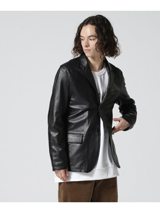 楽天市場】【SALE／20%OFF】LEATHER TAILORED JACKET / レザー 