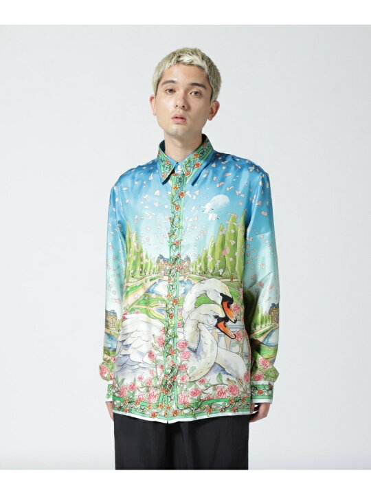 楽天市場】CASABLANCA/カサブランカ/LONG SLEEVE SILK SHIRT/ロング 