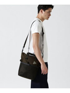 and wander/�A���h�����_�[ PE/CO 2way bag BEAVER �r�[�o�[ �o�b�O ���̑��̃o�b�O �J�[�L�O���[�� �u���b�N�y���������z[Rakuten Fashion]