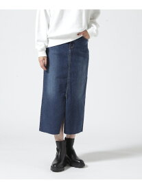 【SALE／30%OFF】SURT(サート)フロントスリットデニムスカート B'2nd ビーセカンド スカート その他のスカート ブラック ブルー【RBA_E】【送料無料】[Rakuten Fashion]