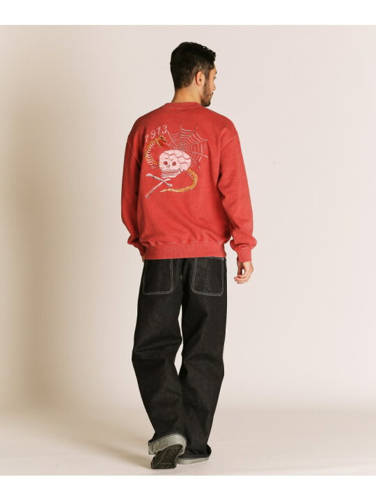 楽天市場】【SALE／20%OFF】PIGMENT SKULL AND SNAKE CREW SWEAT 