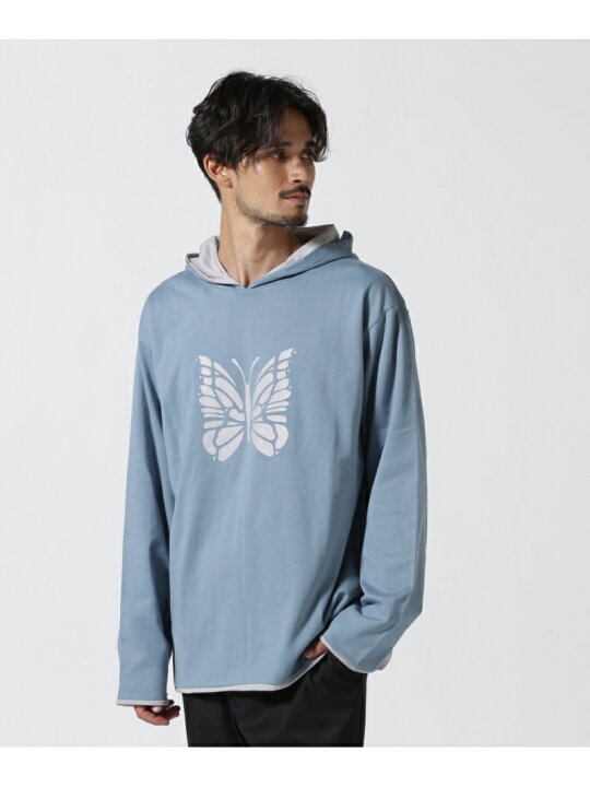 楽天市場】NEEDLES(ニードルズ)L/S REVERSIBLE HOODY - COTTON JERSEY  