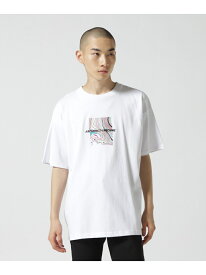 A4A(エーフォーエー) PAINT 半袖Tシャツ B'2nd ビーセカンド トップス カットソー・Tシャツ ホワイト ブラック【送料無料】[Rakuten Fashion]