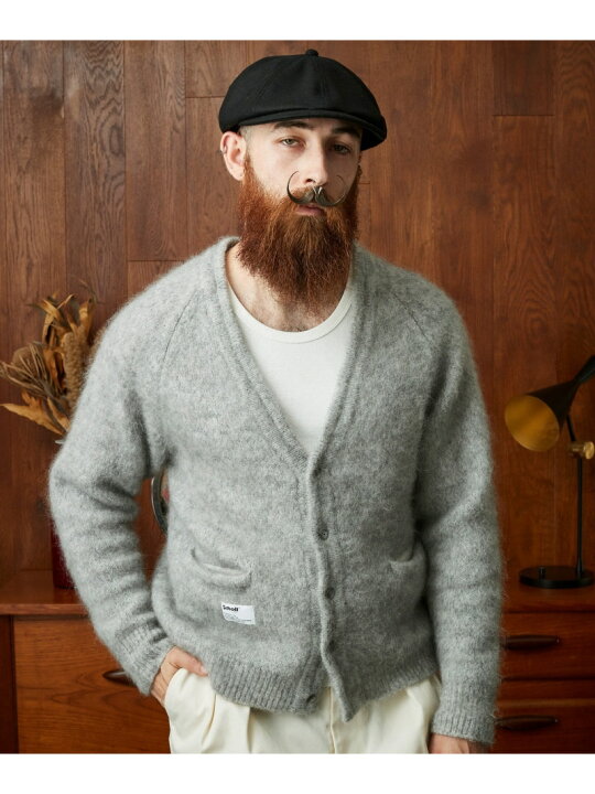 楽天市場】MOHAIR KNIT CARDIGAN/モヘアニット カーディガン Schott 