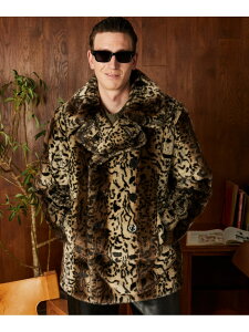 LEOPARD FUR PEACOAT/���I�p�[�h �t�@�[�R�[�g Schott �V���b�g �W���P�b�g�E�A�E�^�[ ���̑��̃W���P�b�g�E�A�E�^�[�y���������z[Rakuten Fashion]