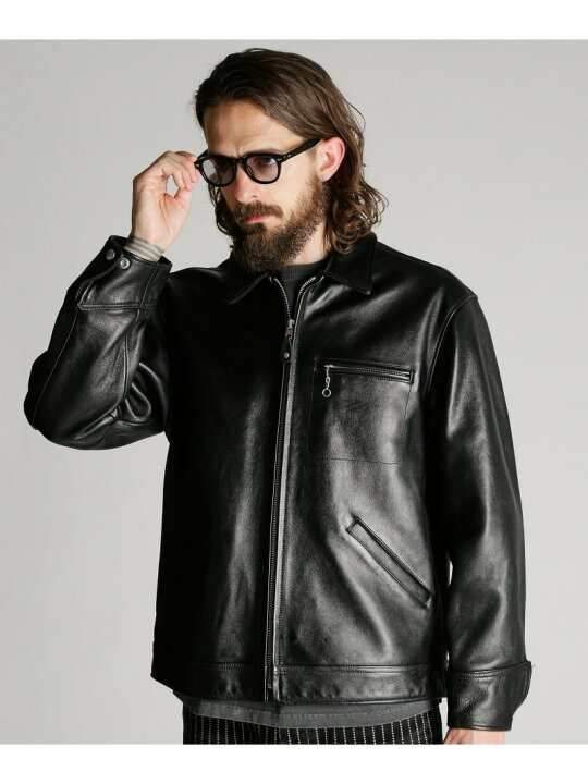 楽天市場】LEATHER TRACKER JACKET/レザートラッカージャケット Schott 