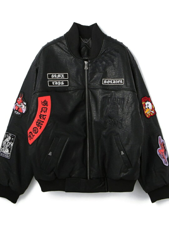 楽天市場】GRMY(GRIMEY)/グライミー/PU Leather Jacket/フェイクレザー 