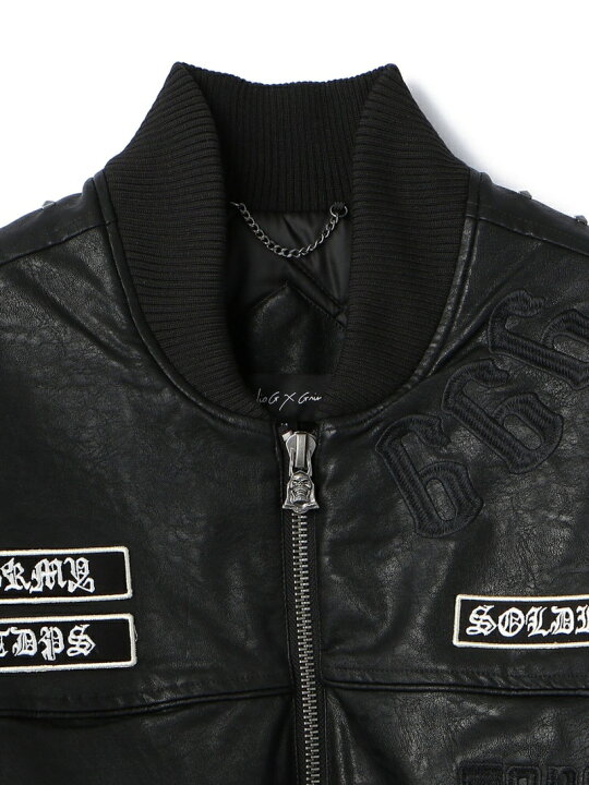 楽天市場】GRMY(GRIMEY)/グライミー/PU Leather Jacket/フェイクレザー 