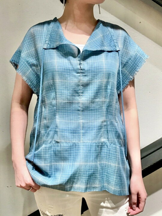 楽天市場】AKANEUTSUNOMIYA(アカネウツノミヤ)チェックブラウス B 