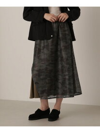 【SALE／30%OFF】MESH CAMO PRINT SKIRT/メッシュカモ プリントスカート AVIREX アヴィレックス スカート その他のスカート グレー【RBA_E】【送料無料】[Rakuten Fashion]