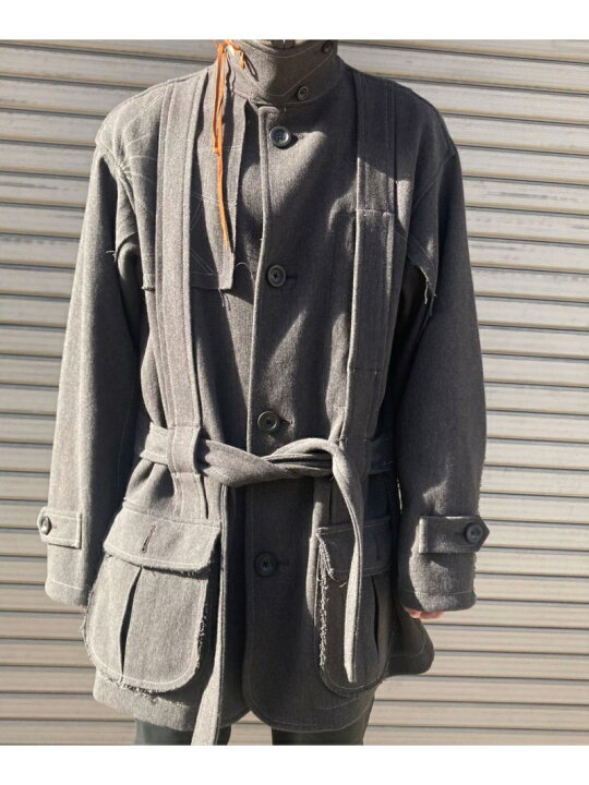楽天市場】KHOKI/コッキ/REPLICA NO FOLK JACKET COAT/ノーフォーク