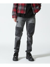 【SALE／50%OFF】SURT/サート/BLACK リメイクデニム メンズ B'2nd ビーセカンド パンツ ジーンズ・デニムパンツ ブラック【RBA_E】【送料無料】[Rakuten Fashion]
