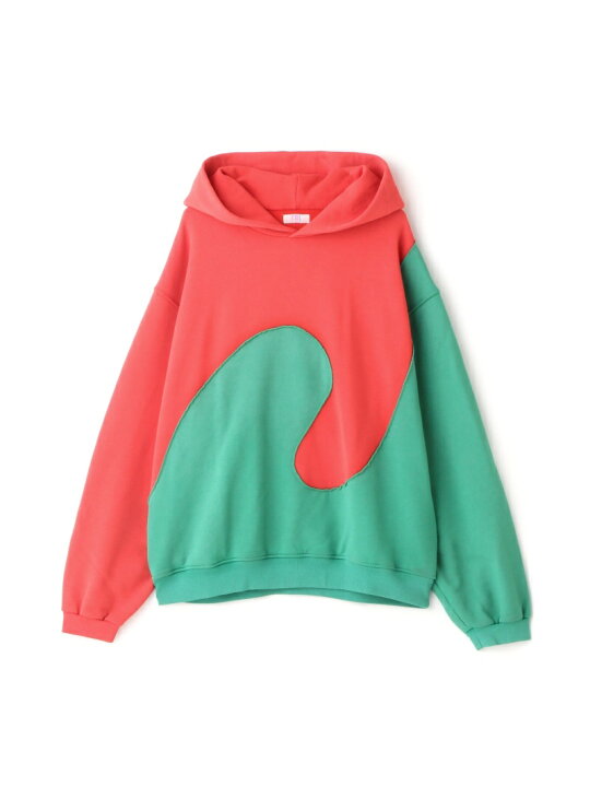 楽天市場】ERL/イーアールエル/SWIRL FLEECE HOODIE JERSY/パーカー 
