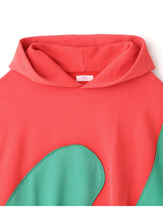 楽天市場】ERL/イーアールエル/SWIRL FLEECE HOODIE JERSY/パーカー