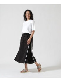 DROIT BELLO(ドロイトベロ)サイドZIPプリーツスカート B'2nd ビーセカンド スカート その他のスカート ベージュ ブラック【送料無料】[Rakuten Fashion]