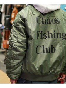 �ySALE�^30%OFF�zChaos Fishing Club*AVIREX*BEAVER �ʒ�MA-1 COMMERCIAL BEAVER �r�[�o�[ �W���P�b�g�E�A�E�^�[ �u���]���E�W�����p�[ �O���[���yRBA_E�z�y���������z[Rakuten Fashion]