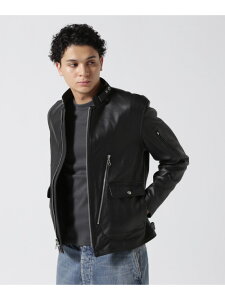 LEATHER MILITARY RIDERS JACKET/���U�[ �~���^���[ ���C�_�[�X AVIREX �A���B���b�N�X �W���P�b�g�E�A�E�^�[ ���C�_�[�X�W���P�b�g �O���[�� �u���b�N�y���������z[Rakuten Fashion]