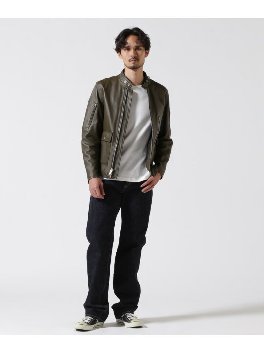 楽天市場】LEATHER MILITARY RIDERS JACKET/レザー ミリタリー 