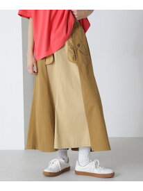 MILITARY LAYERED LIKE SKIRT/ミリタリー レイヤード スカート AVIREX アヴィレックス スカート その他のスカート グレー ブラウン グリーン【送料無料】[Rakuten Fashion]