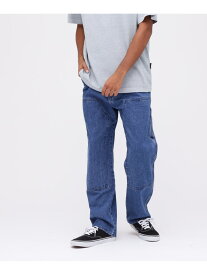 【SALE／30%OFF】《直営店限定》DOUBLE KNEE DENIM PANTS / ダブルニー デニムパンツ / AVIREX / アヴィレックス AVIREX アヴィレックス パンツ ジーンズ・デニムパンツ ブラック【RBA_E】【送料無料】[Rakuten Fashion]