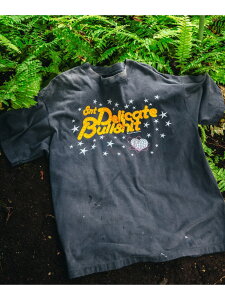 SAINT MICHAEL/Zg}CP/SS TEE DELICATE BULLSHIT BLACK ROYAL FLASH CtbV gbvX Jbg\[ETVc ubNyz[Rakuten Fashion]