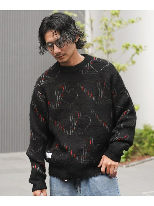 楽天市場】【SALE／30%OFF】SHAGGY KNIT ORIGINAL HEART/シャギー 