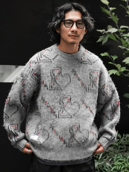 楽天市場】【SALE／30%OFF】SHAGGY KNIT ORIGINAL HEART/シャギー 