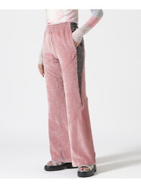【SALE／70%OFF】VOLTAGE CONTROL FILTER/ヴォルテージコントロールフィルター/BIAS VELVET FLARE PANTS LHP エルエイチピー パンツ その他のパンツ ピンク ブラック【RBA_E】【送料無料】[Rakuten Fashion]